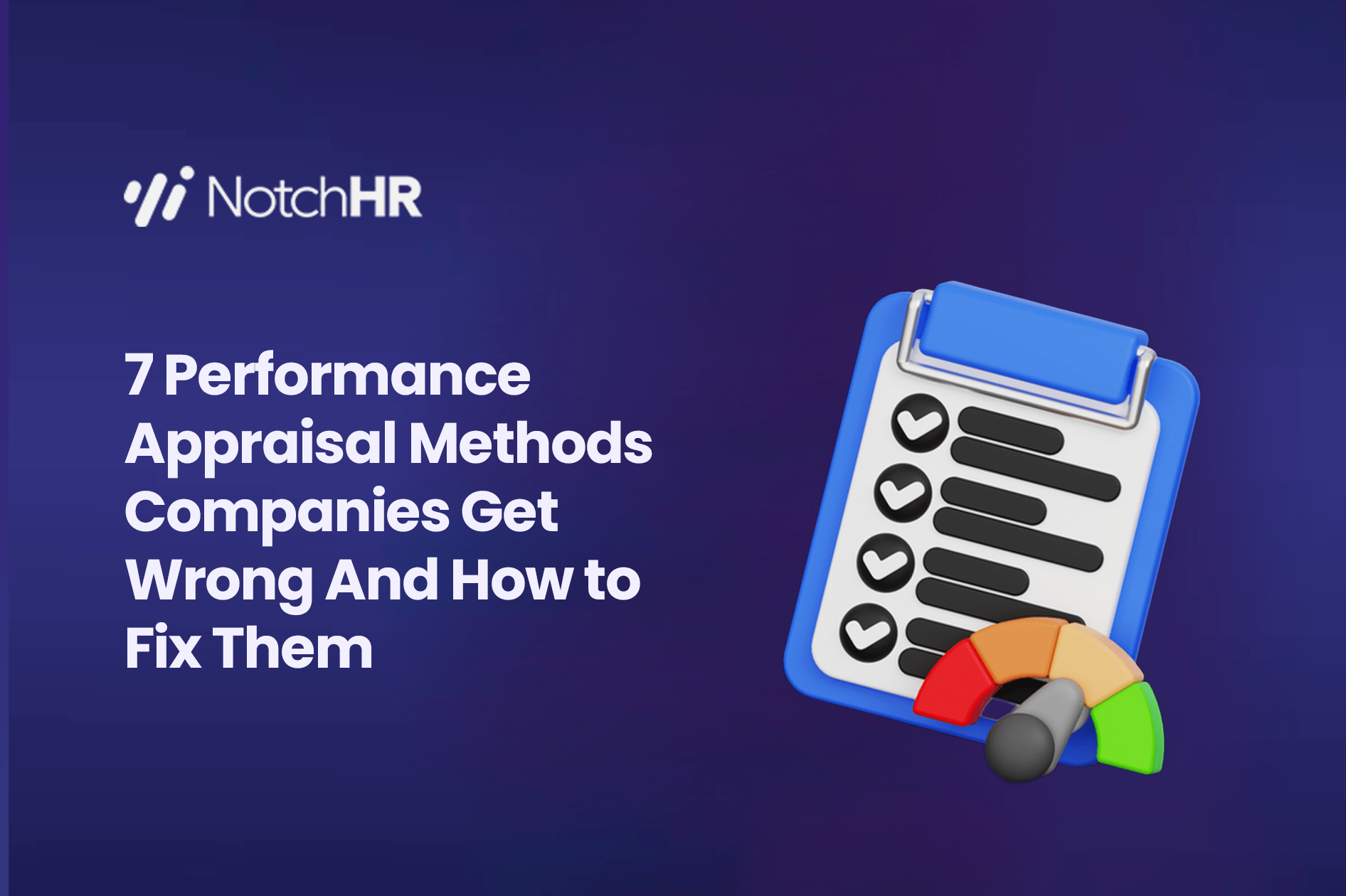 Performance Appraisal Methods
