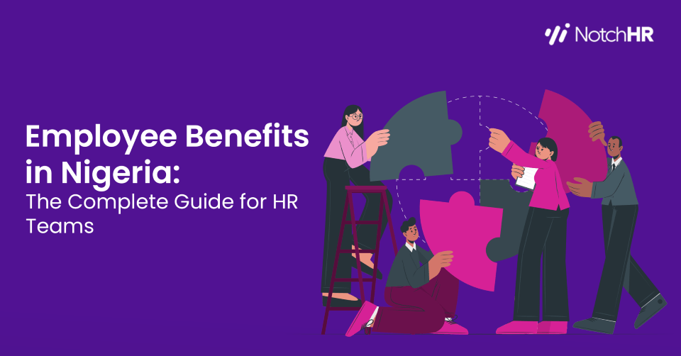 HR professionals assembling puzzle pieces to represent employee benefits in Nigeria.